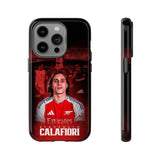 Arsenal Riccardo Calafiori Luxury Touch Phone Case for iPhone 15 14 13 12