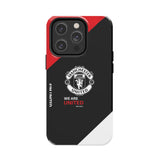 Manchester United Tough Phone Case — 'We Are United' Bold Red & Black Protective Cover for iPhone 18 17 16 15 14 13 Series