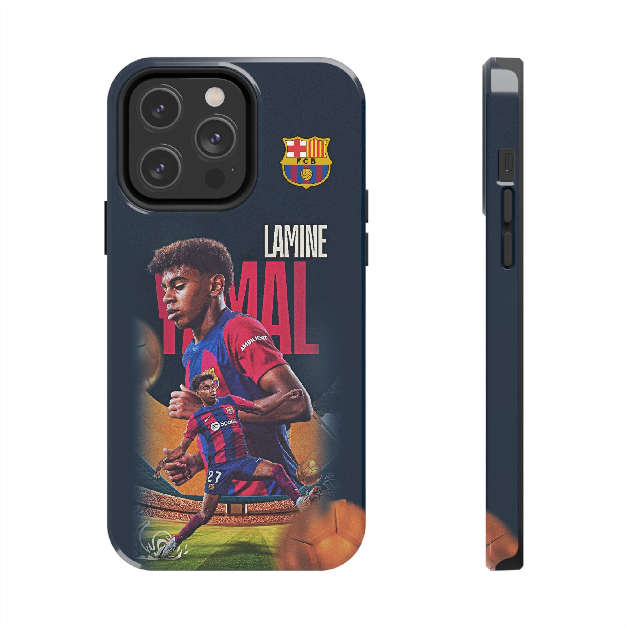 FC Barcelona Lamine Yamal Tough Phone Case for iPhone 15 14 13 12 Seri –  Bestie Phone