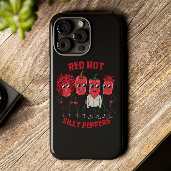 Funny The Red Hot Chlli Peppers Tough Phone Case for iPhone 15 14 13 12 Series