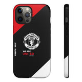 Man Utd Tough Phone Case — "We Are United" Protective Cover for iPhone 17 16 15 14 13 Series