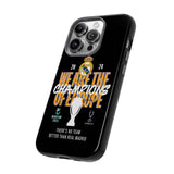 Real Madrid Wins 2024 UEFA Super Cup Luxury Phone Case for iPhone 15 14 13 Series