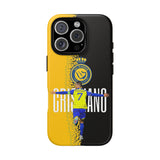 Al Nassr Cristiano Ronaldo Touch Phone Case for iPhone 16 15 14 13 Series