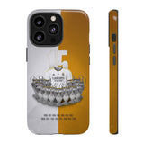 Real Madrid & 15 European Trophies Luxury Touch Phone Case for iPhone 15 14 13 12