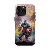 Super Tough Marvel Captain America With Shield Phone Case for iPhone 15 14 13 12 Series