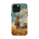 Super Tough Farmer High Quality Tough Phone Case for iPhone 15 14 13 12 Series