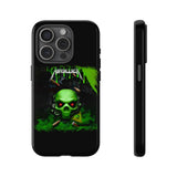 Metallica Bullets and Skull High Quality Tough Phone Case for iPhone 15 14 13 12 Series