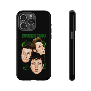 Green Day Members' Faces Tough Phone Case for iPhone 15 14 13 12 Series