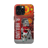 Brand New Manchester United Rasmus Højlund Tough Phone Case for iPhone 15 14 13 12 Series