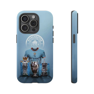 Manchester City The Treble Winners Touch Phone Case for iPhone 15 14 13 12 Series