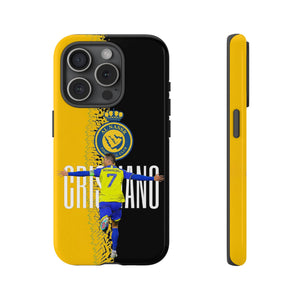 Al Nassr Cristiano Ronaldo Touch Phone Case for iPhone 15 14 13 12 Series