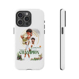 Carlos Alcaraz Wins Wimbledon 2024 Tough Phone Case for iPhone 15 14 13 12 Series