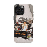 Jamal Musiala "Golden Boy" of Germany Tough Phone Case for iPhone 15 14 13 12 Series