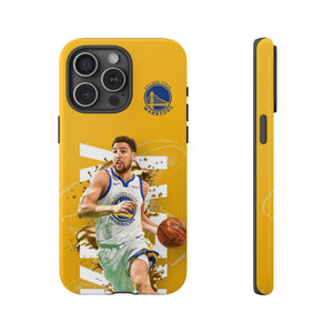 Golden State Warriors Klay Thompson Tough Phone Case for iPhone 15 14 13 12 Series