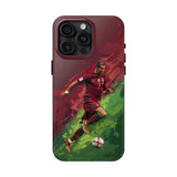 100% by AI Creative Cristiano Ronaldo Tough Phone Case for iPhone 15 14 13 12 Series
