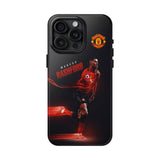Manchester United Marcus Rashford Tough Phone Case for iPhone 15 14 13 12 Series