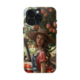 Women Farmer High Quality Tough Phone Case for iPhone 15 14 13 12 Series