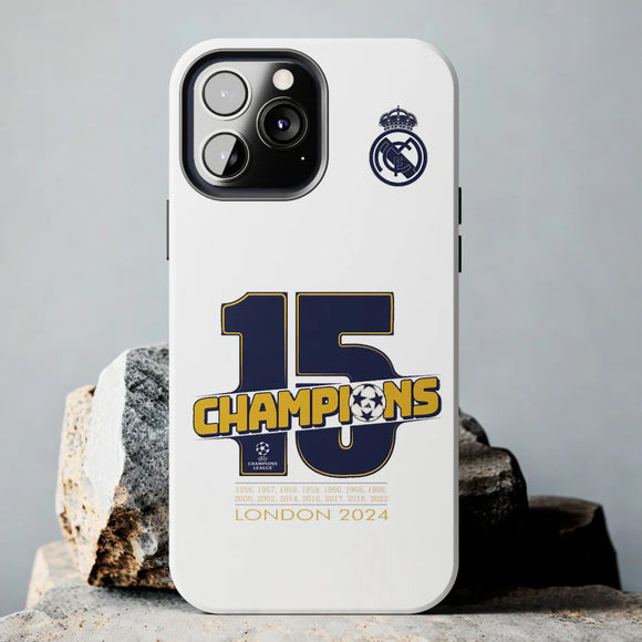 15th European Cup of Real Madrid Tough Phone Case for iPhone 15 14 13 12 Series
