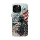 New US Fighter Pilot High Quality Tough Phone Case for iPhone 15 14 13 12 Series