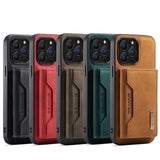 2 In 1 Detachable Magnetic Leather Wallet Case for iPhone 15 Series