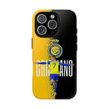 Al Nassr Cristiano Ronaldo Touch Phone Case for iPhone 16 15 14 13 Series