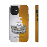 Real Madrid & 15 European Trophies Luxury Touch Phone Case for iPhone 16 15 14 13 Series