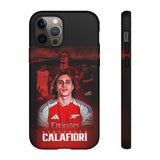 Arsenal Riccardo Calafiori Luxury Touch Phone Case for iPhone 15 14 13 12