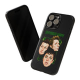 Green Day Members' Faces Tough Phone Case for iPhone 15 14 13 12 Series