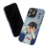 Cute Tottenham Hotspur Son Heung Min Tough Phone Case for iPhone 15 14 13 12 Series