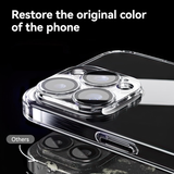 Ultra Transparent With Len Protection Anti-drop Case For iPhone 16 15 14 13 Series