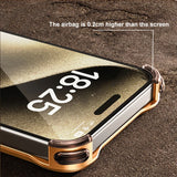 Luxury Art Frameless Aluminum Alloy Metal Phone Case For iPhone 16 15 14 Series