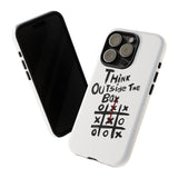 Think Outside The Box Tough Phone Case for iPhone 15 14 13 12 Series