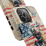 Female Soldier High Quality Tough Phone Case for iPhone 15 14 13 12 Series