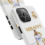 Real Madrid Kylian Mbappé Tough Phone Case for iPhone 15 14 13 12 Series