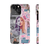 Taylor Swift Art Design Ultra Slim Phone Case for iPhone 15 14 13 Series