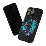 Funny DJ Black Panther Tough Phone Case for iPhone 15 14 13 12 Series