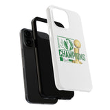 Boston Celtics 2024 NBA Champions Tough Phone Case for iPhone 15 14 13 12 Series