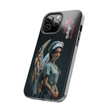 New "Nurses are the angels of care" High Quality Tough Phone Case for iPhone 15 14 13 12 Series