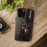 New Super Tough Marvel Captain America With Shield Phone Case for iPhone 15 14 13 12 Series