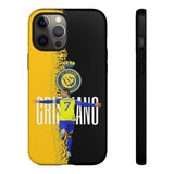 Al Nassr Cristiano Ronaldo Touch Phone Case for iPhone 16 15 14 13 Series