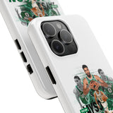 Jayson Tatum Boston Celtics Tough Phone Case for iPhone 15 14 13 12 Series