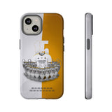 Real Madrid & 15 European Trophies Luxury Touch Phone Case for iPhone 15 14 13 12