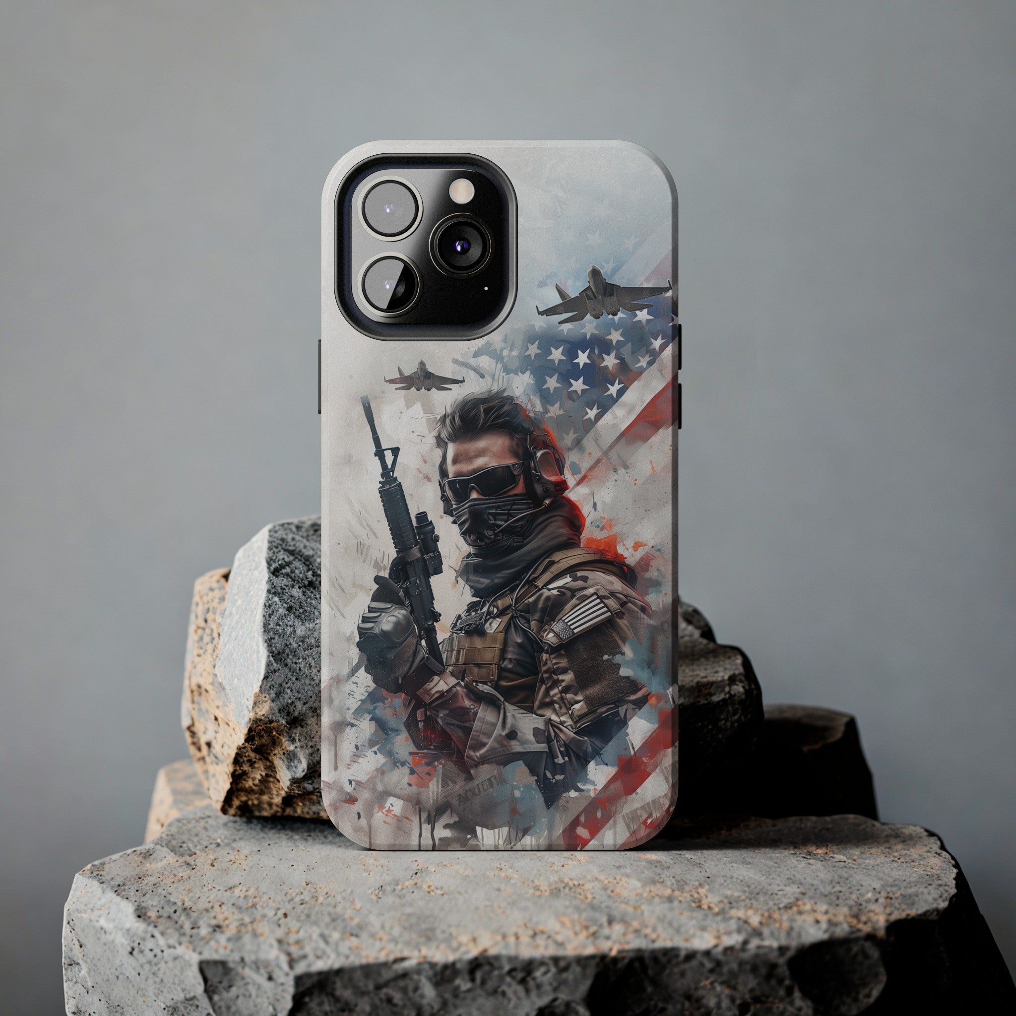 Military Personnel With Gun High Quality Tough Phone Case for iPhone 1 – Bestie Phone Military Personnel With Gun High Quality Tough Phone Case for iPhone 1 – Bestie Phone