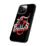 Chicago Bulls Tough Phone Case for iPhone 15 14 13 12 Series