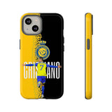 Al Nassr Cristiano Ronaldo Touch Phone Case for iPhone 16 15 14 13 Series