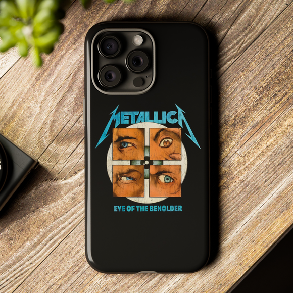 Metallica Eye Of The Beholder High Quality Tough Phone Case for iPhone 15 14 13 12 Series