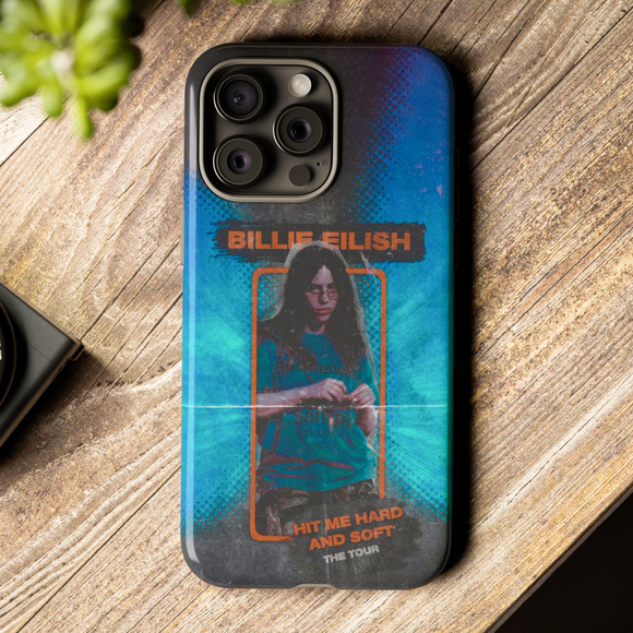 Billie Eilish Hit Me Hard And Soft The Tour Phone Case for iPhone 15 14 13 12 Series