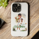 Carlos Alcaraz Wins Wimbledon 2024 Tough Phone Case for iPhone 15 14 13 12 Series