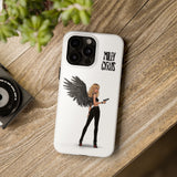 Miley Cyrus In Black Tough Phone Case for iPhone 15 14 13 12 Series