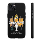Real Madrid Wins 2024 UEFA Super Cup Luxury Phone Case for iPhone 15 14 13 Series